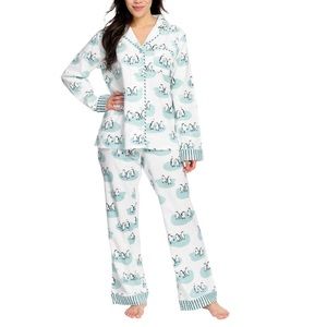 Munki Munki® Ladies' 2-piece Flannel PJ Set